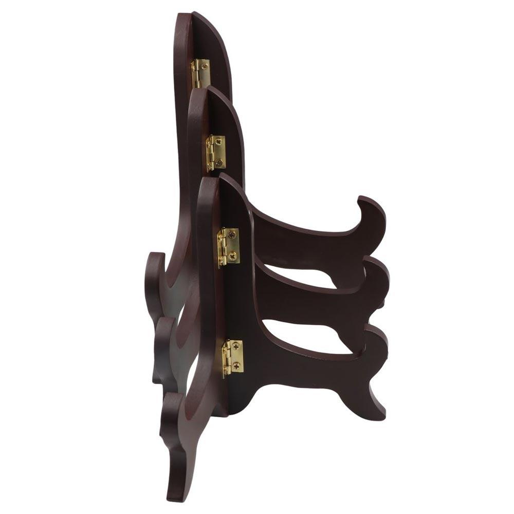 Artwork High End Photo Home Decor Picture Decorating Base Picture Frame Holder Wooden Bracket Display Stand Plate Holder