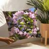 Beautiful Fashion Hibiscus Flower Pillow Case Linen Cushion Covers For Decorative Sofa Home Pillows Case Car Chair Pillows Cases