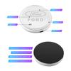 LLKC3 Ford Car Glowing Coasters LED Light Water Cup Mat For Ford Focus Fiesta Mondeo Explorer Kuga Car USB Charging Coasters keychain