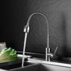 TLXT Stainless Steel Wall-Mounted Kitchen Mixer Faucet