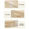 Bedding Sheet Storage Box Foldable Dustproof Stackable Space Saving Closet for Travel Bedding Quilts Towels Clothing Organizer