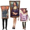 2023 Halloween Mona Lisa Party Costume Fun And Playful Wall Painting Outfit For Cosplay