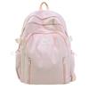Summer New Water Canvas Bag Literary Japanese Female Lazy Wind Small Backpack Simple Solid Color Female Backpack