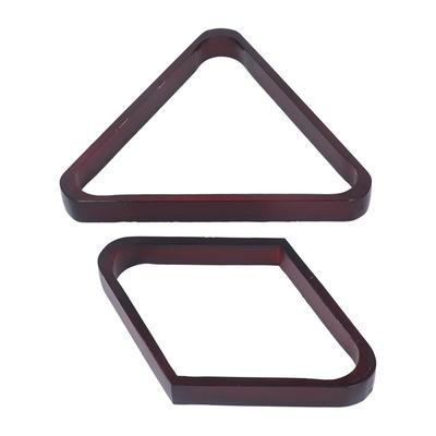 Billiard Ball Rack Set 9 Ball Stand Triangle Ball Rack Set for 5.72cm American Style Large