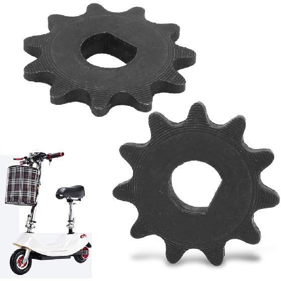 Socobeta T8f Sprocket 10t 2PCS 5x5x3 2PCS E Scooter Electric Sprocket Drive Pinion 11 Tooth Chain 25h High Motor Gear