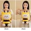 Bee Shape Bee Doll Plush Toy PP Cotton Bees Bear Plush Dolls Bee Stuffed Toys  Home Decor