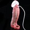 SXXY Skin Feeling Wireless Control Vibrating Penis Sleeve Cock Ring Girth Increase Sheath Extender Vaginal Anal G-Spot
