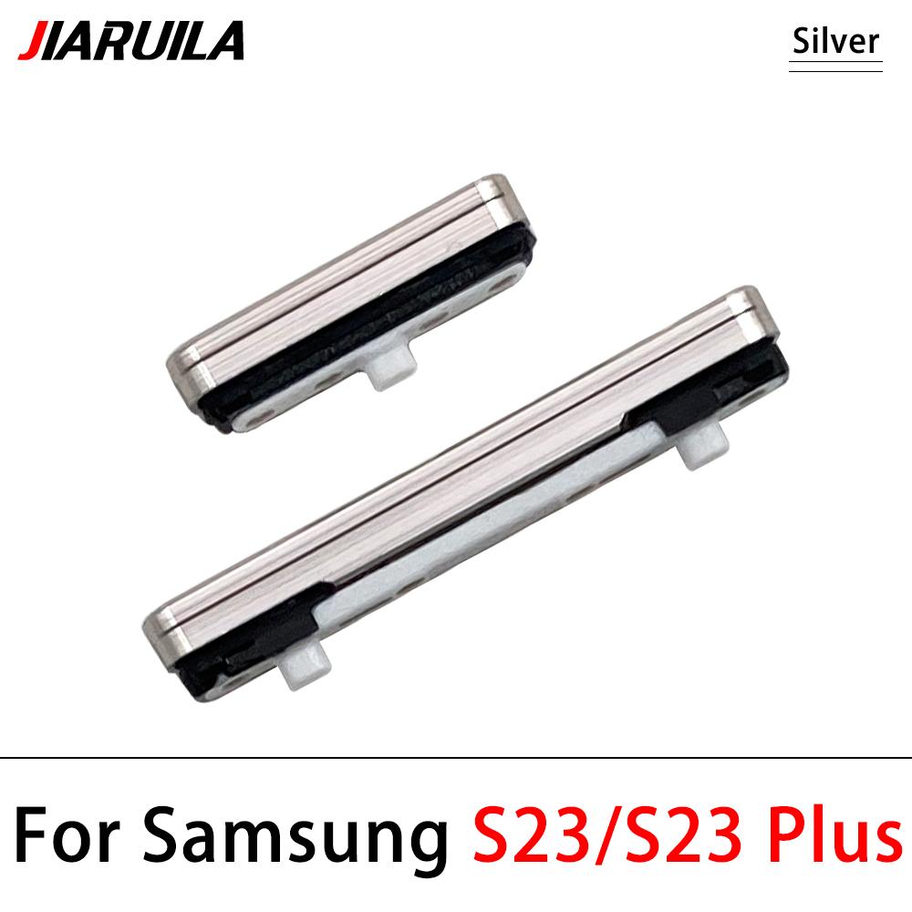 NEW For Samsung S23 / S24 S23 Plus / S24 S23 Ultra Side Volume Button + Power ON / OFF Buttton Key Set Replacement Parts