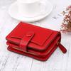 Women Wallets   Luxury Brand Red Black Small Mini Coin Purse Hasp Card Holder Lady Wallet Zipper Female Leather Buckle