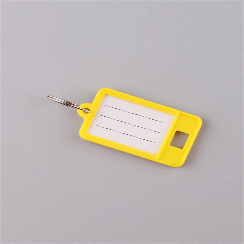 5 Pcs Key Tag Luggage Name Tags Labels Suitcase Plastic Key Tags With Id Tags Key Labels Garment Tags Key Ring Tags Hard