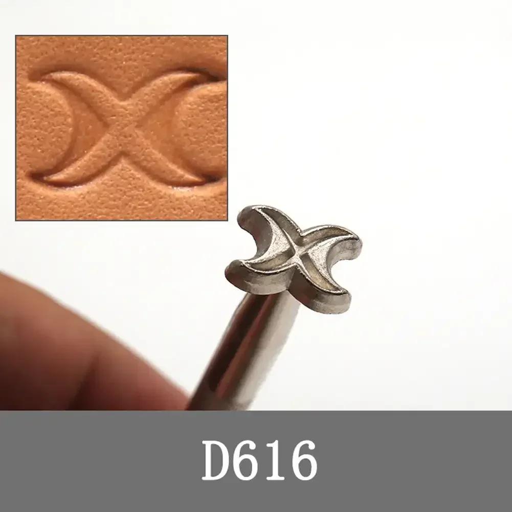 Carving Leather Craft Stamps Kit Metal Leather Working Saddle Making Tools Leather Stamping Solid DIY Printinting Craft Supplies