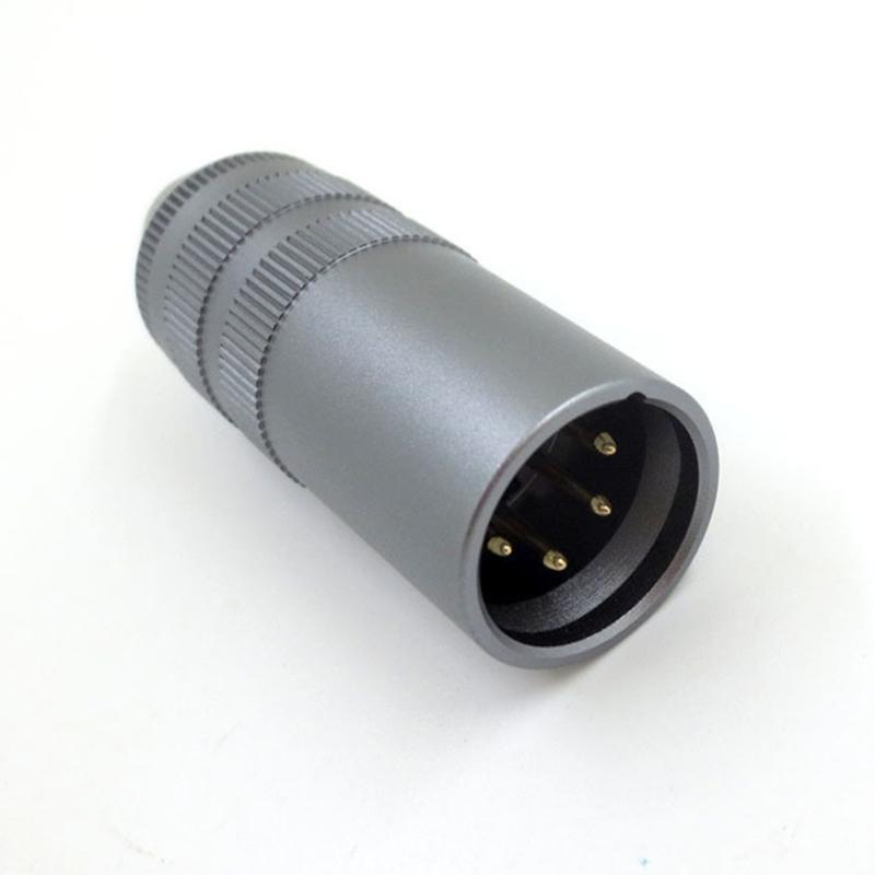 Professional 4-Pin to 2.5mm/3.5mm/4.4mm Female Adapter Precise Gold-Plated Copper Contacts Metal Casing Shells