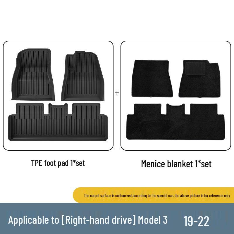 TPE Mats for 2023 Tesla Model 3/Y Right Steering