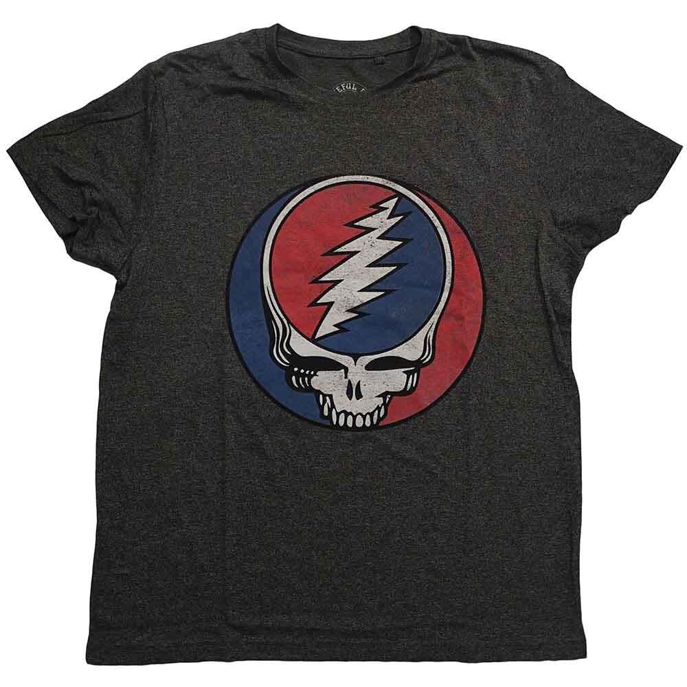 

Grateful Dead Steal Your Face Classic T-Shirt Black Grey New Unisex T-Shirt L