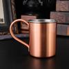 Double-layer copper water cup, mug, copper cup, teacup, pure copper thickened handmade copper retro copper cup, drinking cup