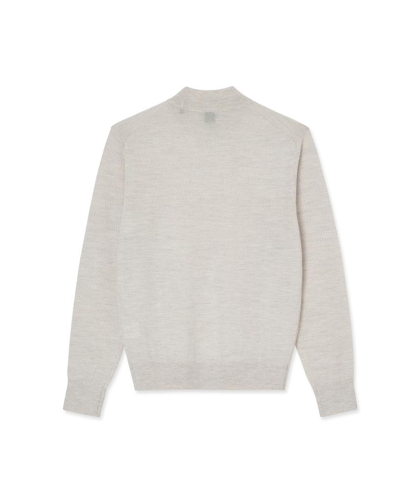 IOLO Royal Semi Mock Neck_Light Gray
