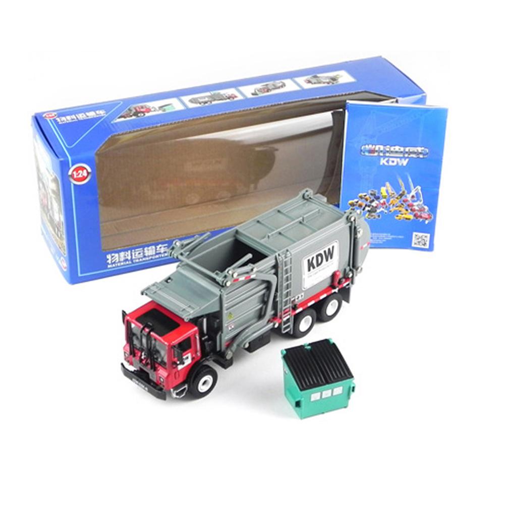 124 Children Simulation Inertia Garbage Truck Sanitation Car Toy Kid Toys