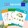 Montessori Logic Key English Version Children's Puzzle Toy English Logic Key Puzzle Game