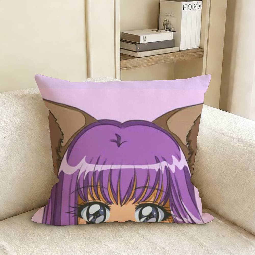 Magical Girl Tokyo M-Mew M-Mew Pillow Cover Sofa Cushion Cover Home Room Decoration Children Gift