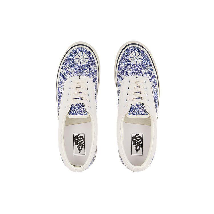 Vans Offspring X Era 95 Dx Canvas Blue And White Porcelain Pattern Casual Low Top Skate Shoes Unisex Sneakers VNOA2RR16SH1
