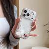 Sequin Edging Christmas Rabbit Phone Case for iPhone 14/15/16 Pro Max/17