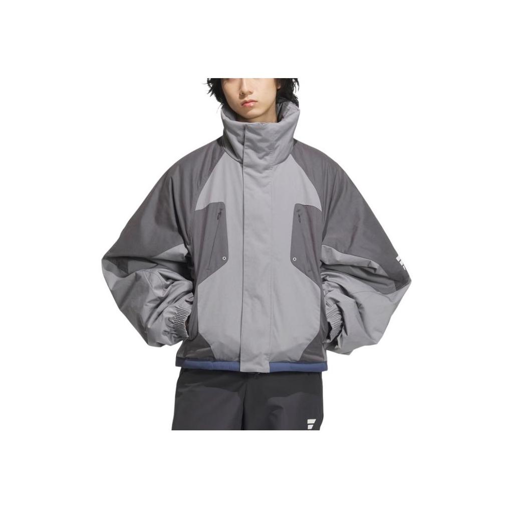 Adidas Fustl P Jacket 4 Comfortable Versatile Warm Sports Casual Cotton Coat Men Jacket Gray JM6146