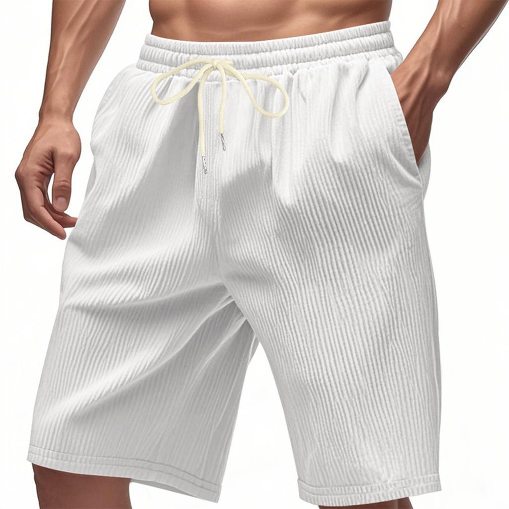 Men's Loose Corduroy Trendy Beach Sports Shorts