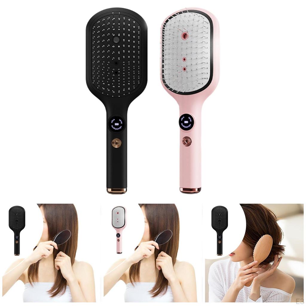 Electric Hair Oil Dispenser Comb Scalp Care Even Distribution 3 Modes Vibrating Massage