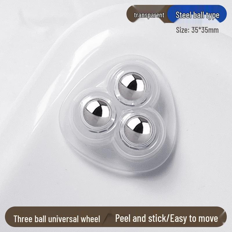 Roată Universală Tri-Sferică Adezivă: Role pivotante rezistente la uzură, fără perforare, pentru uz casnic