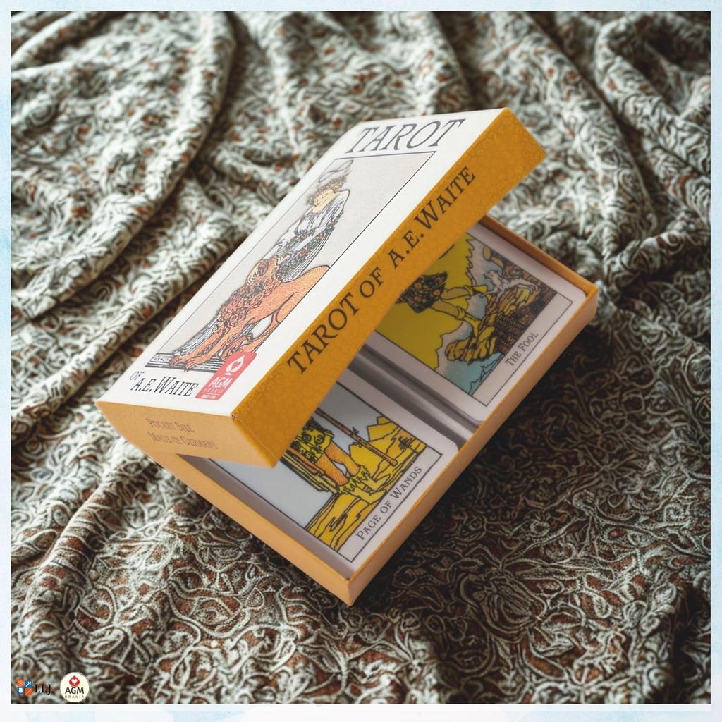 Premium Tarot Arthur Edward Premium Tarot of 78 Tarot Japanese Instruction Manual Authentic Product I.I.J. Rider-Pocket Cards, Edition, A.E. Waite,