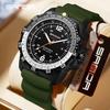 SANDA Luxury Men's Solar-powered Watch Creative Quartz Dial Luminous Hands Waterproof Sport Student Wristwatch Innovative Design