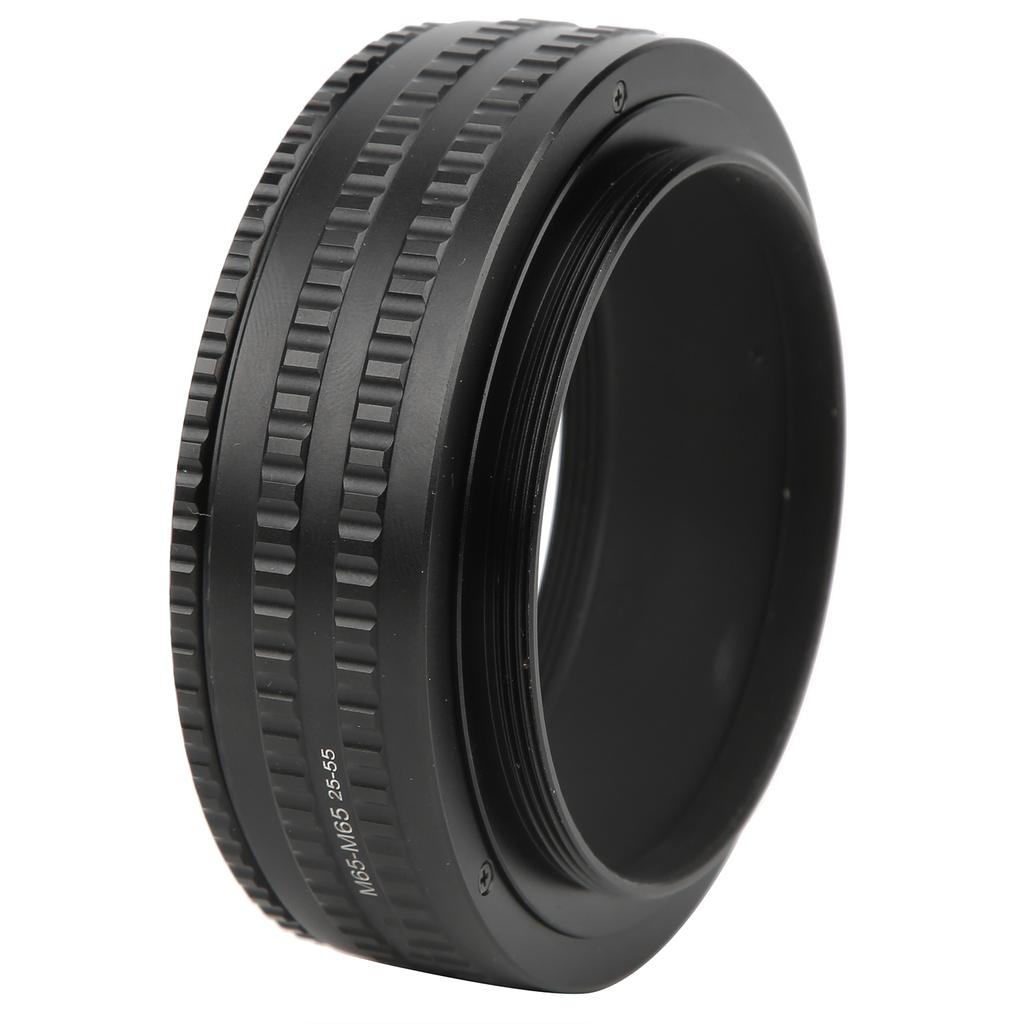 NEWYI M65‑M65 25‑55mm Camera Adjustable Focusing Helicoid Adapter Macro Extension Tube