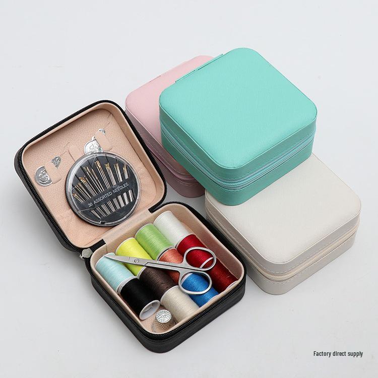 High-Quality Portable Sewing Kit: Needle and Thread Box for Home, Dorm, or Wedding Sewing Needs.