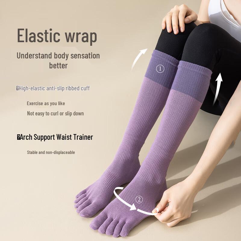 Five-Finger Yoga Calf Socks