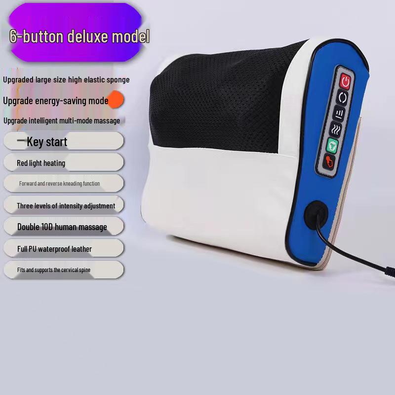 Cervical & Lumbar Electric Heating Massage Pillow