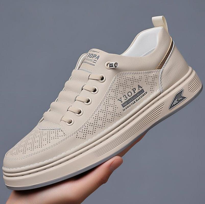 Genuine Leather Skateboard Footwear New Design Man Oxford Shoes Versatile Men's Sneakers Outdoor Casual Sports Shoes Men