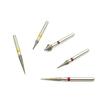 50pcs/10packs Dental Diamond Burs Drills Polishing Whitening Product for High Speed Handpiece Dental 1.6mm High Speed Burs
