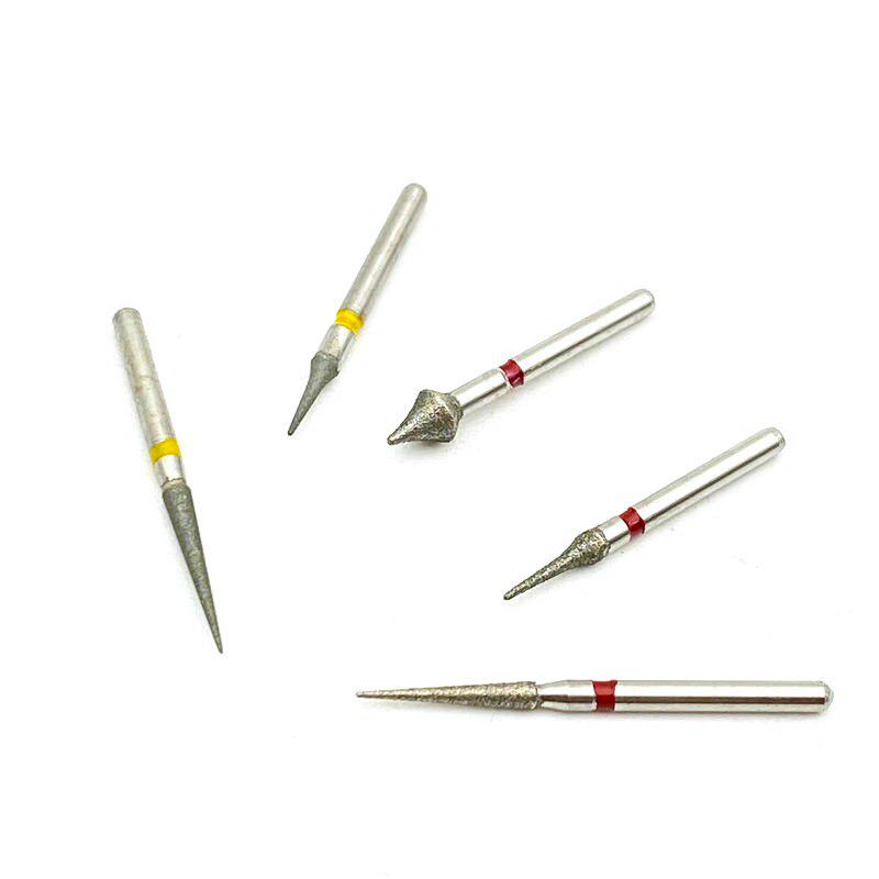 50pcs/10packs Dental Diamond Burs Drills Polishing Whitening Product for High Speed Handpiece Dental 1.6mm High Speed Burs