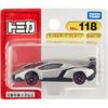 Takara Tomy Tomica No.118 Lamborghini Veneno Diecast Model Car Blister Pack Toy for Ages 3 and Up