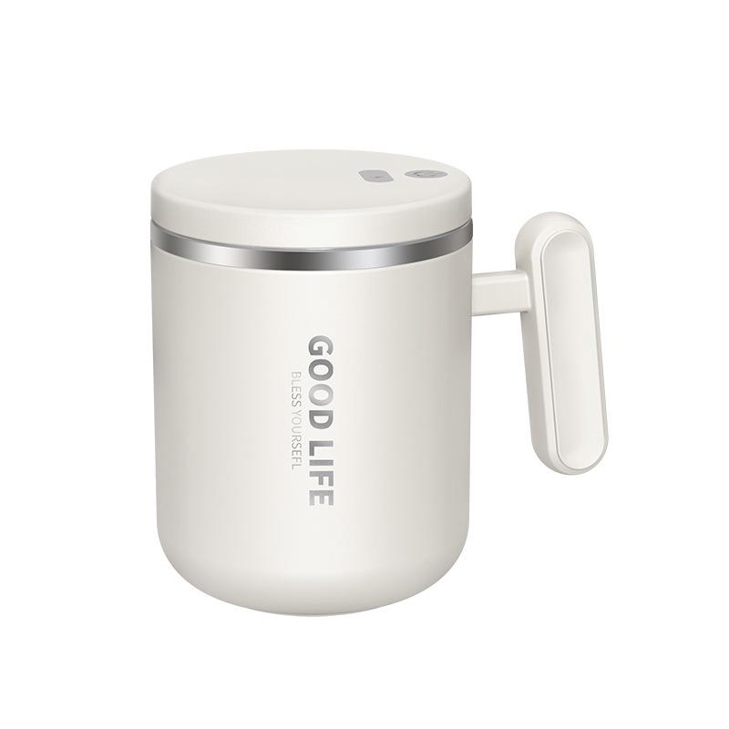 Rechargeable Luxury Stainless Steel Automatic Stirring Coffee Cup - Portable USB Essential for the Lazy