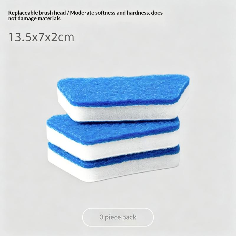 Long Handle Bathroom Cleaning Brush With Soft Scratch Free Scrub Pad For Bathtub Tile Sink Cleaning