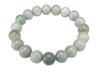 [Sekimachi] Jadeite Bracelet, Genuine Jade, Approx. 10mm, Natural Stone, Trivet, Amulet (Approx. 170mm (Men's Large))