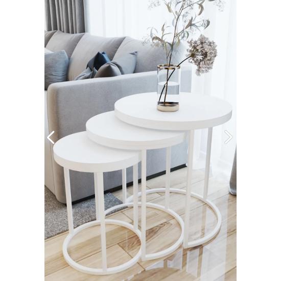 

Роскошный журнальный столик из 3 предметов C