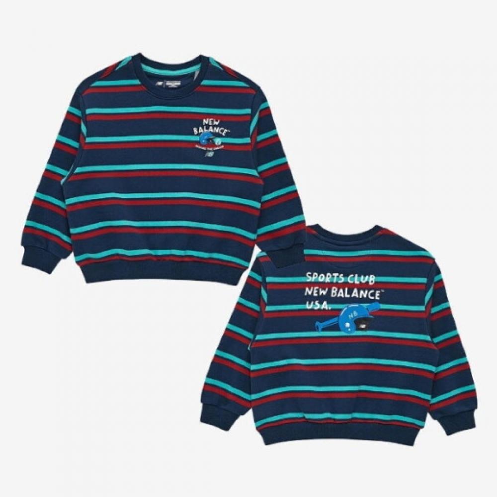 New Balance Kids Long Sleeve Sweatshirt Stripe Rqj Nk9cf4401u 59 120
