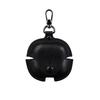 Business‑Style PU Leather Earbuds Case with Hook for Huawei FreeClip 2, Shockproof Protective Cover