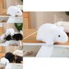 Adorable Plush Mouse Stuffed Animal Toy Soft Pp Cotton Cuddly Pillow For Kids