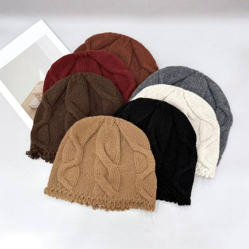 25 Early Autumn New Knitted Hats for Men and Women, Winter Warm Ear Protection Wool Hats, Soft and Cold-proof Hats