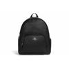 New Court Leather Patchwork With PVC Backpack Tubas Men's Black 5669-IMBLK