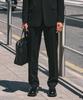 STCO Vibe Shift Twill Elastic Waist Slacks_Black (Straight Fit)_Sepxa02Csb