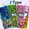 8Pcs Cartoon Sprunkie Stickers Make Your Own Sprunkie Sticker Make A Face Stickers For Kids Diy Stickers Party Supplies Crafts